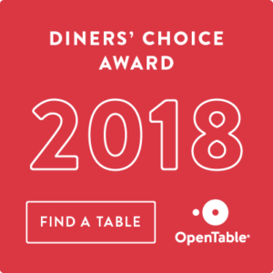 Faith & Flower Diner's Choice Award 2018